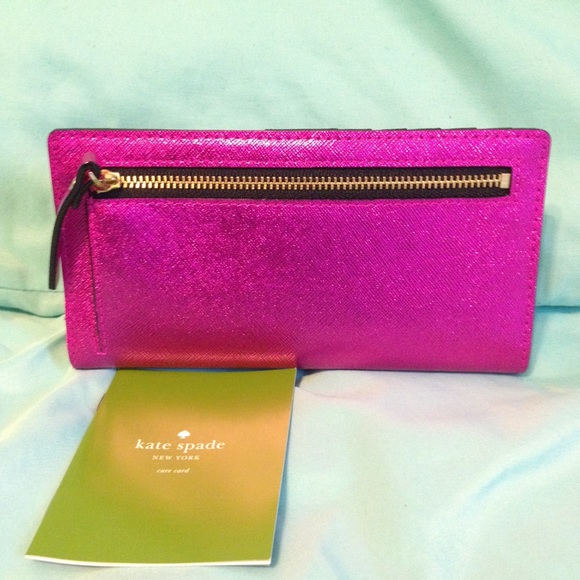 Kate spade wallet in bold pink - Picture 3 of 4